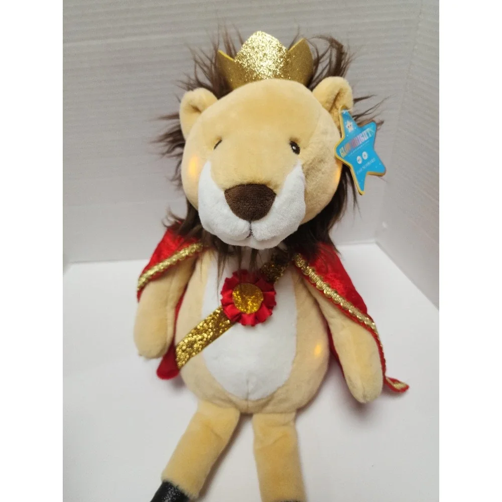 FAO Schwartz Glow Brights Nutcracker Lion King Plush‎ Sounds and lights